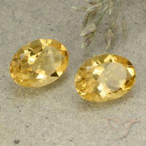 Achetez naturel 9,74ct doré citrine gems, coupe ovale, en provenance brésil chez gemselect. en stock, livraison internationale!