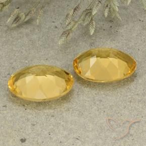 Achetez naturel 9,74ct doré citrine gems, coupe ovale, en provenance brésil chez gemselect. en stock, livraison internationale!