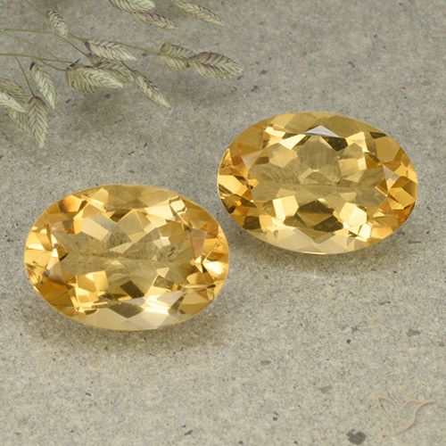Achetez naturel 9.79ct Orange Doré Citrine gems, Coupe ovale, En provenance Brésil chez GemSelect. En stock, livraison internationale!