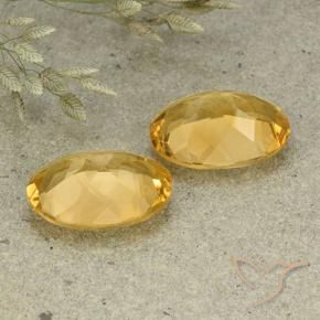 Achetez naturel 9.79ct Orange Doré Citrine gems, Coupe ovale, En provenance Brésil chez GemSelect. En stock, livraison internationale!