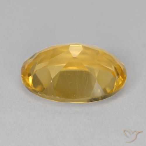 Citrine Doré moyen naturelle ovale, 5.52 ct, VVS-VS