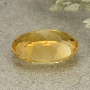 Citrine Doré moyen-léger naturelle ovale, 5.60 ct, VVS-VS