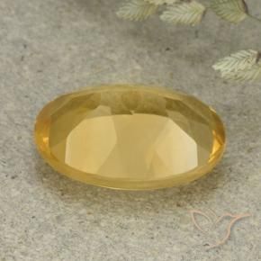 Citrine Doré moyen naturelle ovale, 5.31 ct, VVS-VS