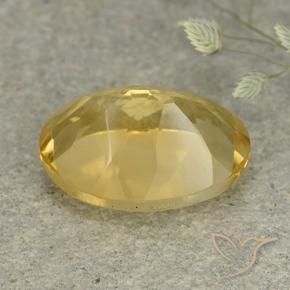 Citrine Doré moyen naturelle ovale, 5.81 ct, VVS-VS