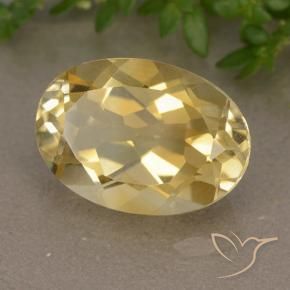 Citrine Doré naturelle ovale, 5.80 ct, VVS-VS