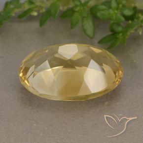 Citrine Doré naturelle ovale, 5.80 ct, VVS-VS