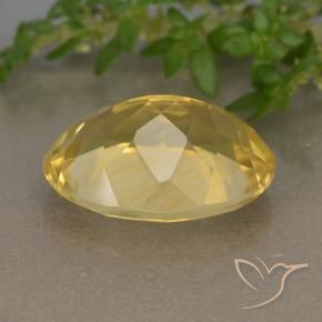 Citrine Doré moyen naturelle ovale, 5.35 ct, VVS-VS
