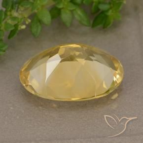 Citrine Doré moyen naturelle ovale, 4.72 ct, VVS-VS