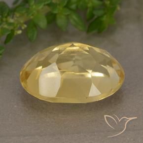 Citrine Orange Doré naturelle ovale, 6.32 ct, VVS-VS