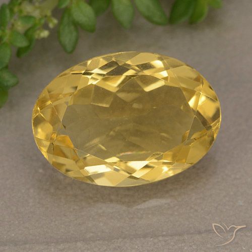 4.84ct Naturel Orange Doré Citrine, ovale, VVS-VS