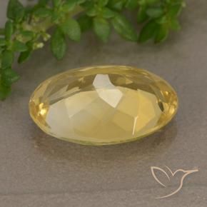 Citrine Orange Doré naturelle ovale, 4.84 ct, VVS-VS