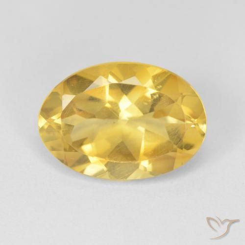 5.09ct Naturel Orange Doré Citrine, ovale, VVS-VS