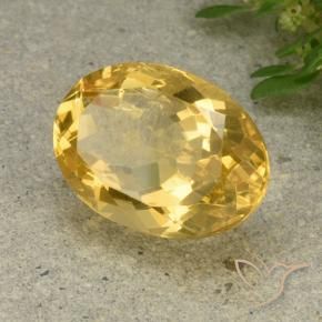 Citrine Doré moyen naturelle ovale, 5.93 ct, VVS-VS