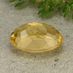 Citrine Doré moyen naturelle ovale, 5.93 ct, VVS-VS