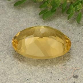 Citrine Doré moyen naturelle ovale, 5.54 ct, VVS-VS