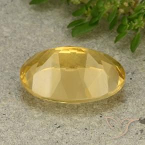 Citrine Doré moyen naturelle ovale, 5.43 ct, VVS-VS