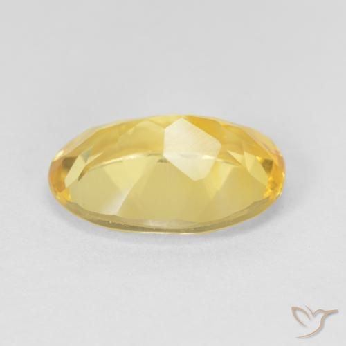 Citrine Doré moyen naturelle ovale, 4.86 ct, VVS-VS