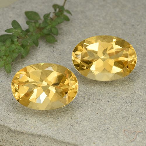 11.46ctw Naturel Orange Doré Citrine, ovale, VVS-VS