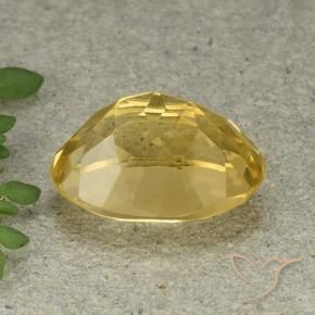 Citrine Doré moyen naturelle ovale, 6.14 ct, VVS-VS