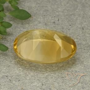 Citrine Doré moyen naturelle ovale, 5.07 ct, VVS-VS