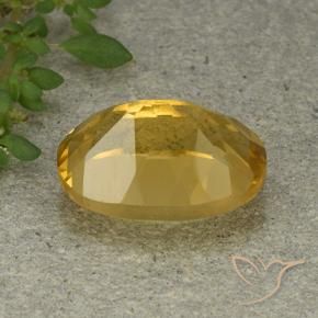 Citrine Doré naturelle ovale, 6.19 ct, VVS