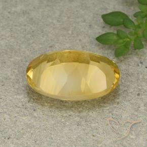 Citrine Orange Doré naturelle ovale, 5.03 ct, VVS-VS
