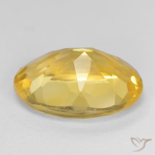 Citrine Or naturelle ovale, 5.16 ct, VVS-VS