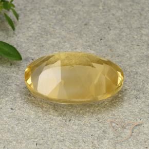 Citrine Orange Doré naturelle ovale, 5.00 ct, VVS-VS