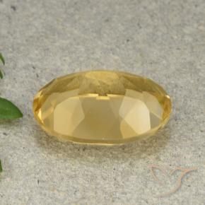 Citrine Doré léger naturelle ovale, 5.52 ct, VVS-VS