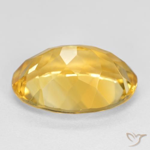 Citrine Doré moyen naturelle ovale, 5.37 ct, VVS