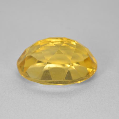 Citrine Doré moyen naturelle ovale, 6.51 ct, VVS