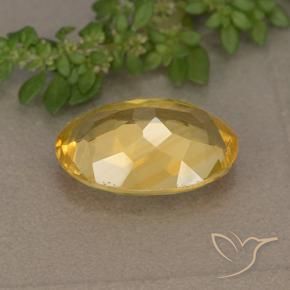Citrine Doré naturelle ovale, 4.72 ct, VVS