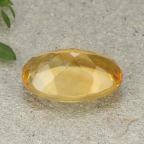 Citrine Doré moyen naturelle ovale, 5.05 ct, VVS-VS