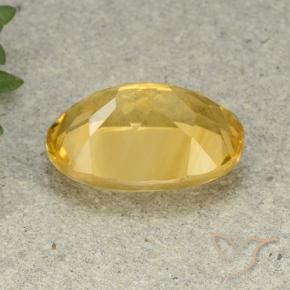 Citrine Orange Doré naturelle ovale, 5.55 ct, VS
