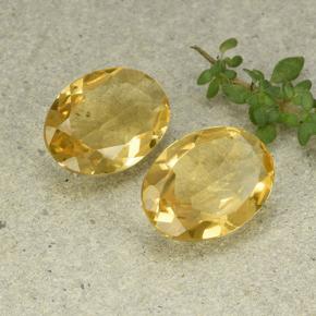 Achetez naturel 8,06ct doré citrine gems, coupe ovale, en provenance brésil chez gemselect. en stock, livraison internationale!
