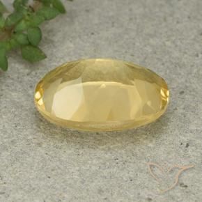 Citrine Orange Doré naturelle ovale, 5.38 ct, VVS-VS