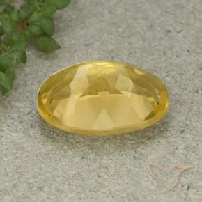 Citrine Doré moyen naturelle ovale, 5.59 ct, VVS-VS