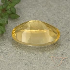 Citrine Orange Doré naturelle ovale, 5.41 ct, VVS-VS