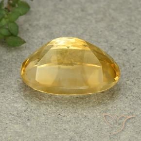 Citrine Or moyen naturelle ovale, 5.77 ct, VVS-VS