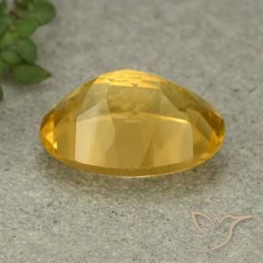 Citrine Orange Doré naturelle ovale, 5.20 ct, VVS-VS