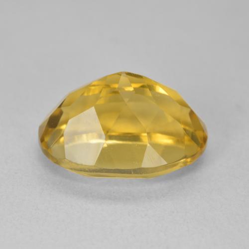 Citrine Doré moyen naturelle ovale, 6.48 ct, VVS-VS