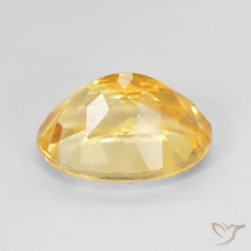 Citrine Orange Doré naturelle ovale, 6.40 ct, VVS-VS