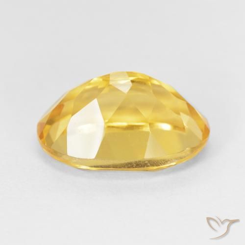 Citrine Doré naturelle ovale, 6.22 ct, VVS-VS