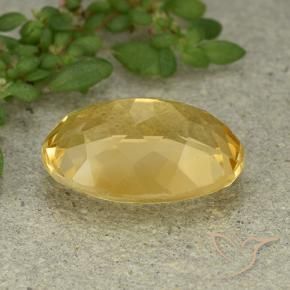 Citrine Doré moyen naturelle ovale, 5.15 ct, VVS