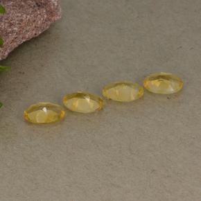 Achetez naturel 1.33ct Doré moyen Citrine gems, Coupe ovale, En provenance Brésil chez GemSelect. En stock, livraison internationale!