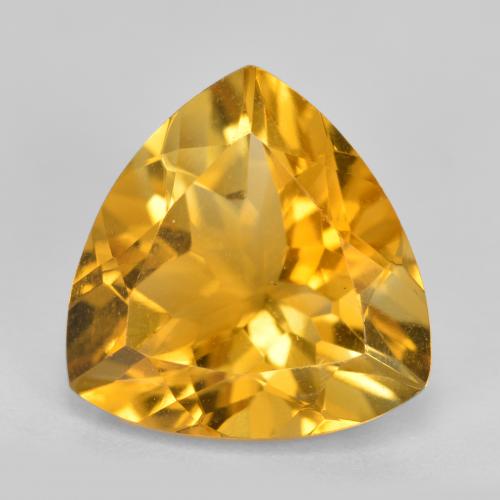 Citrine Doré naturelle Trillion, 4.84 ct, VVS