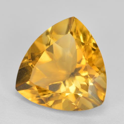 Citrine Doré naturelle Trillion, 4.84 ct, VVS