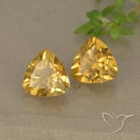 Shop natural 1.46ct Doré foncé Citrine gems, Trillion, from Brésil at GemSelect. In stock, global shipping!