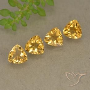 Shop natural 2.63ct Doré vif Citrine gems, Trillion, from Brésil at GemSelect. In stock, global shipping!