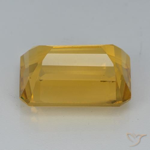 Citrine Doré moyen naturelle Octogone / coupe Émeraude, 6.99 ct, VVS